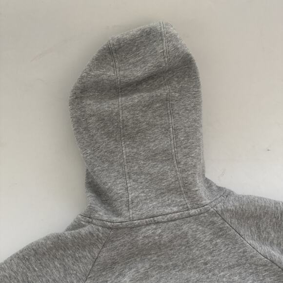 Under Armour Hoodie Sweatshirt Large Gray Loose Fleece Long‎ Sleeve - Picture 6 of 9